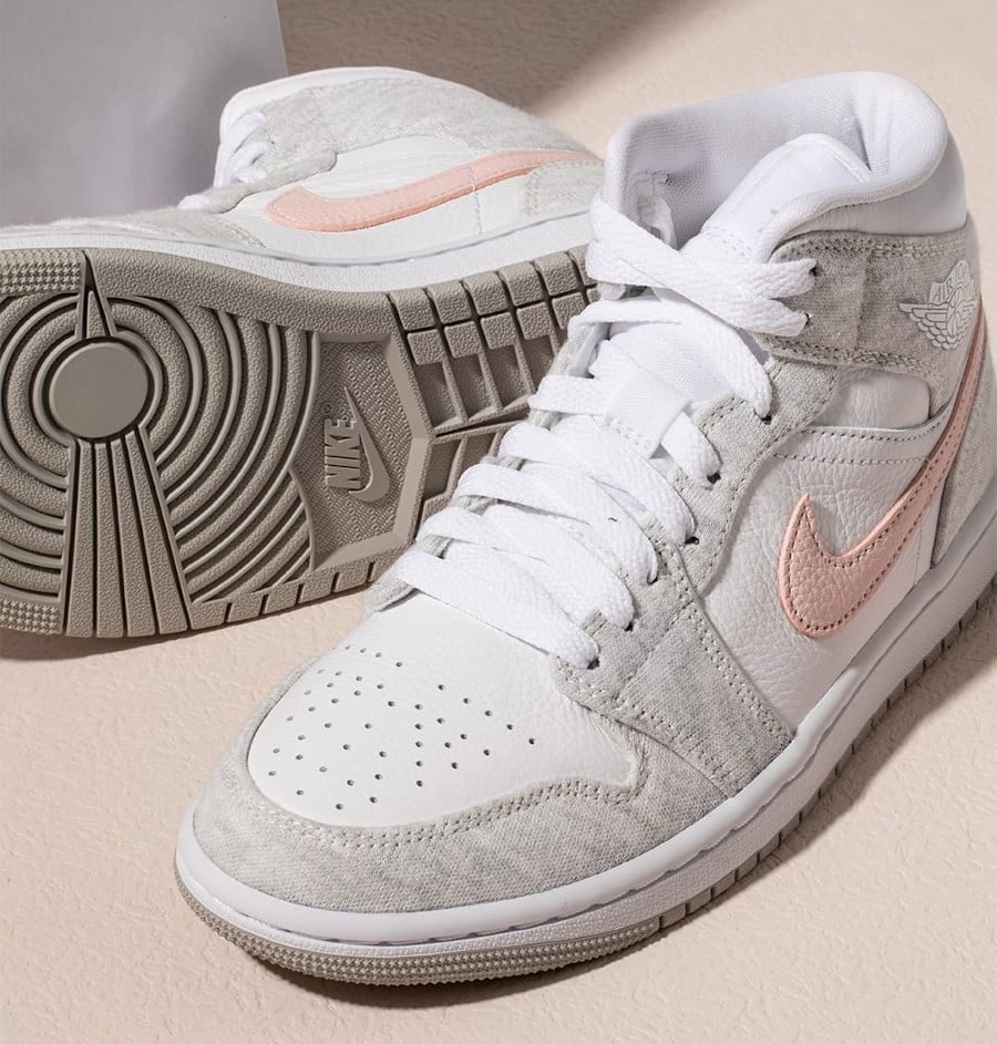 Women's Air Jordan 1 Mid SE "Light Iron Ore"